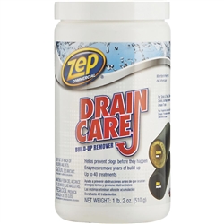 ZEP Commercial Enforcer ZDC16 Powder 18 OZ Drain Care Build Up Remover Enzymatic Drain Cleaner