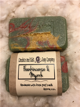 Frankincense and Myrrh Goats Milk Soap