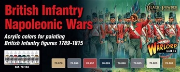 Epic Waterloo British Infantry Paint Set