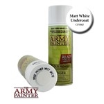 Army Painter Matt White Base Primer Undercoat Spray Can