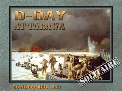 OOP OOS D-Day at Tarawa - Reprint DELUXE edition with mounted Board