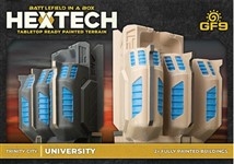 Battletech HexTech Trinity City University(2) prepainted building