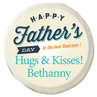 Happy Father's Day Sugar Cookies - Gift Box of 12