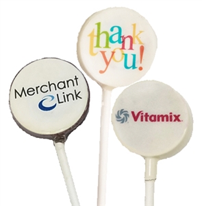 Mini Oreo® Cookie Pops - Photo or Logo, dozen