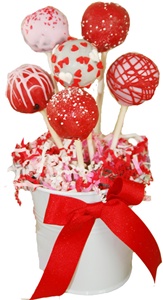 Cake Pops - Valentine's Day Bouquet of 6