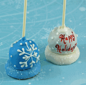 Cake Pop Favors - Holiday Designs, EA