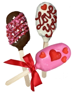 Cake Popsicles - Assorted Valentine's Designs