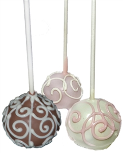 Cake Pops Scroll Designs