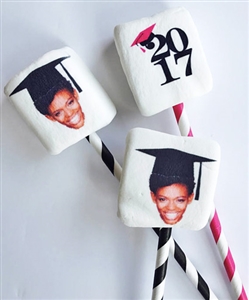 Marshmallow pops - Graduation Image
