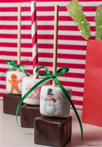 Hot Chocolate Sticks - Custom Holiday Designs
