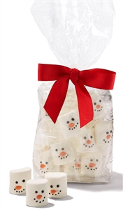 Snowman Face Marshmallows, Gift Bag of 18