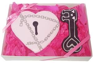 Giant Lock & Key Cookie Gift Box