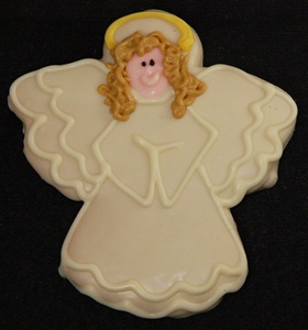 Hand Dec. Cookies- Angel