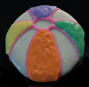 Hand Dec. Cookies - Beach Ball