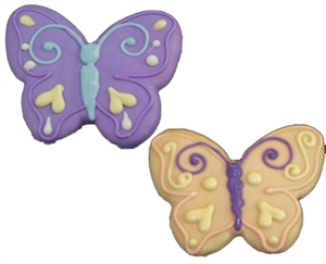 Hand Dec. Cookies - Butterfly