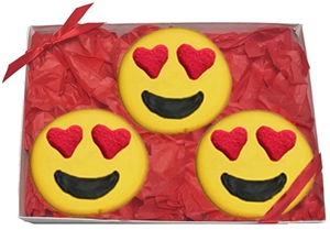 Hand Dec. Emoji Cookie Gift Box