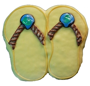 Hand Dec. Cookies - Flip Flop