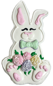 Hand Dec. Cookies - Large Easter Bunny