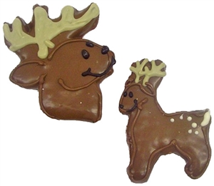 Hand Dec. Cookies - Reindeer