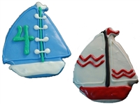 Hand Dec. Cookies - Sail Boat