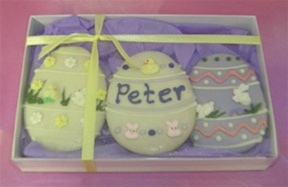 Easter Cookies, Personalized, Gift boxed