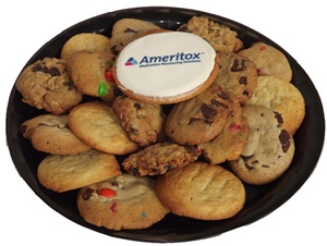 Logo Cookie Gift Platter - Small, One Logo Cookie