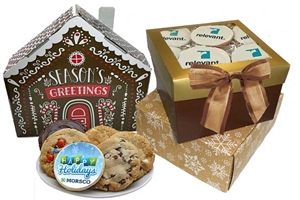 Logo Cookies - Holiday Gift Box, one dozen