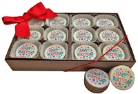 Mini Oreo® Cookies - Happy Birthday, Gift Box of 12