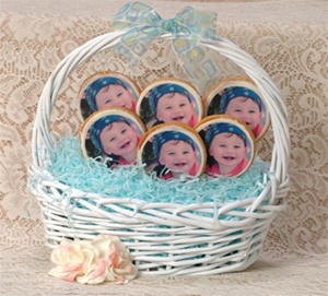 photo cookie bouquet