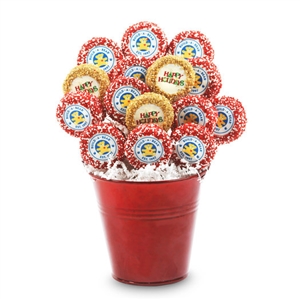 Personalized Happy Holidays Oreo Bouquet