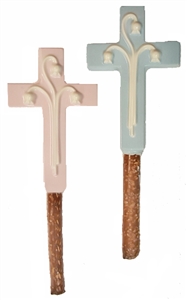 Pretzels Large Molded Cross, EA