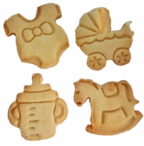 Sweet Impression Baby Cookies, Set of 4