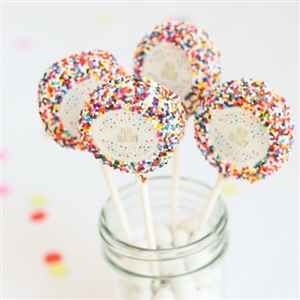 Swoozie's Oreo Cookie Pops - Custom Image, dozen