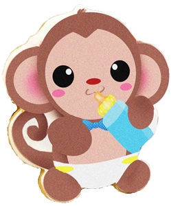 Printed Cookies Baby Monkey
