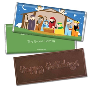 Personalized Holiday Candy Bar - Celebrate His Birth