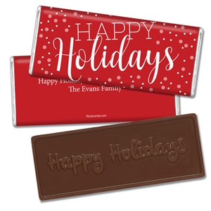 Personalized Holiday Candy Bar - Pop the Cork