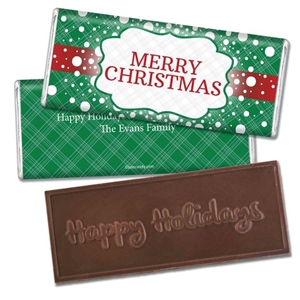 Personalized Holiday Candy Bar - Let it Snow