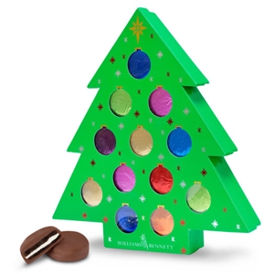 Christmas Tree Foiled Oreo Gift Box of 12