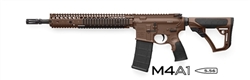 Daniel Defense M4A1 Brown 14.5" Standard Barrel w/ Pinned Flash Hider 5.56 02-088-15126-011