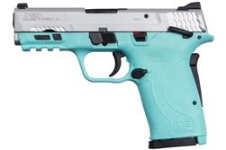 Smith & Wesson M&P 2.0 Shield EZ Robins Egg Blue Stainless 9mm Thumb Safety 13317