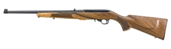 Ruger 10/22 Deluxe French Walnut Stock Stainless Steel .22LR Black Matte 31157