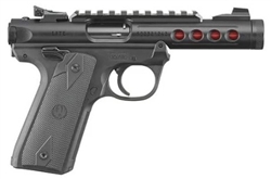 Ruger Mark IV 22/45 LITE USMC Black & Red 4.4" 22LR 43942