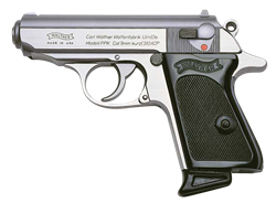 Walther PPK Stainless Steel 6+1 .380ACP 4796001