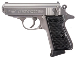 Walther PPK/S Stainless Steel 7+1 .380ACP 4796004