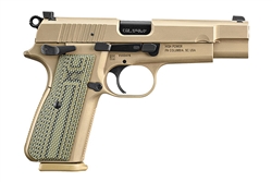 Fabrique Nationale FNH USA: FN High Power Flat Dark Earth G10 Grips 17+1 9mm (66-102107)