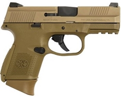 FNH USA: FNS Compact FDE 9mm No Thumb Safety 67993