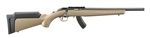 Ruger American Rimfire FDE Threaded 15+1 16" Barrel .22MAG 8370