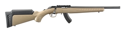 Ruger American Rimfire FDE Threaded 15+1 16" Barrel .17HMR 8371