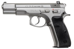 CZ 75B Matte Stainless Steel 9mm (16+1) w/ Safety 91128