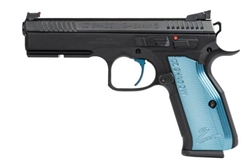 CZ-USA 75 Shadow 2 Blue Grips Single Action 9mm 91245